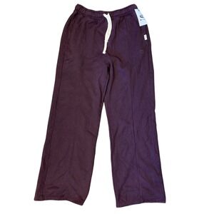 Champion Fleece Eggplant Wide Leg Drawstring Jogging Pants Size XS New with tag